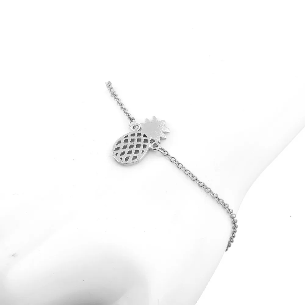 Женский браслет Shuangshuo модный с ананас цепью рисунком ананаса Рождественский