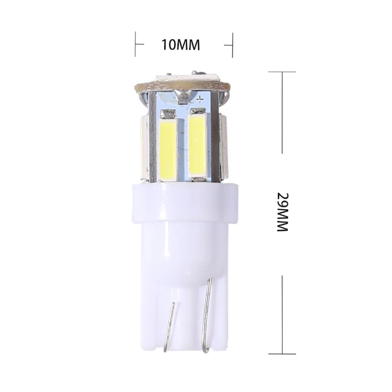 10 шт. T10 7014 7020 SMD 194 168 W5W светодиодный светильник лампы просвет фонарь освещения