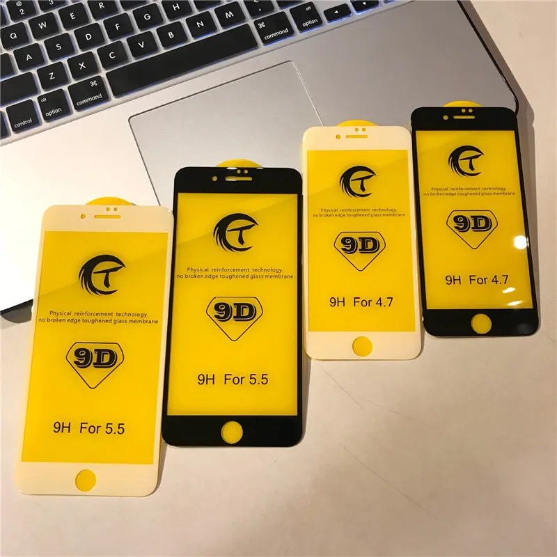 JOYCE 9D Закаленное стекло протектор экрана для iPhone 6s 7 8 Plus XR XS Max Blu Ray пленка i8plus