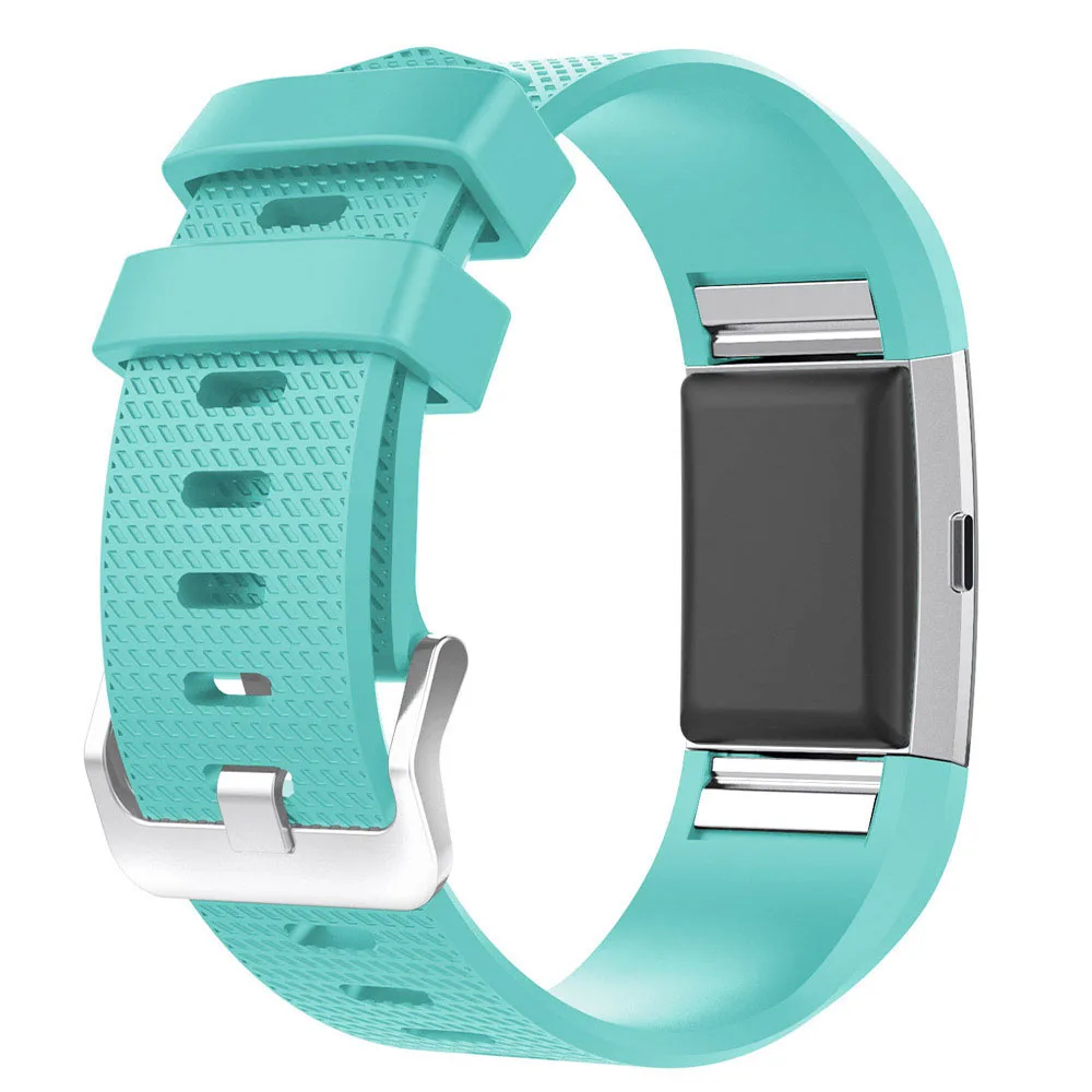 20 Colors Silicone Watch Band Strap For Fitbit Charge 2 Watchband Bracelet Belt Sport Replacement Rubber Wristbands Small Size | Наручные