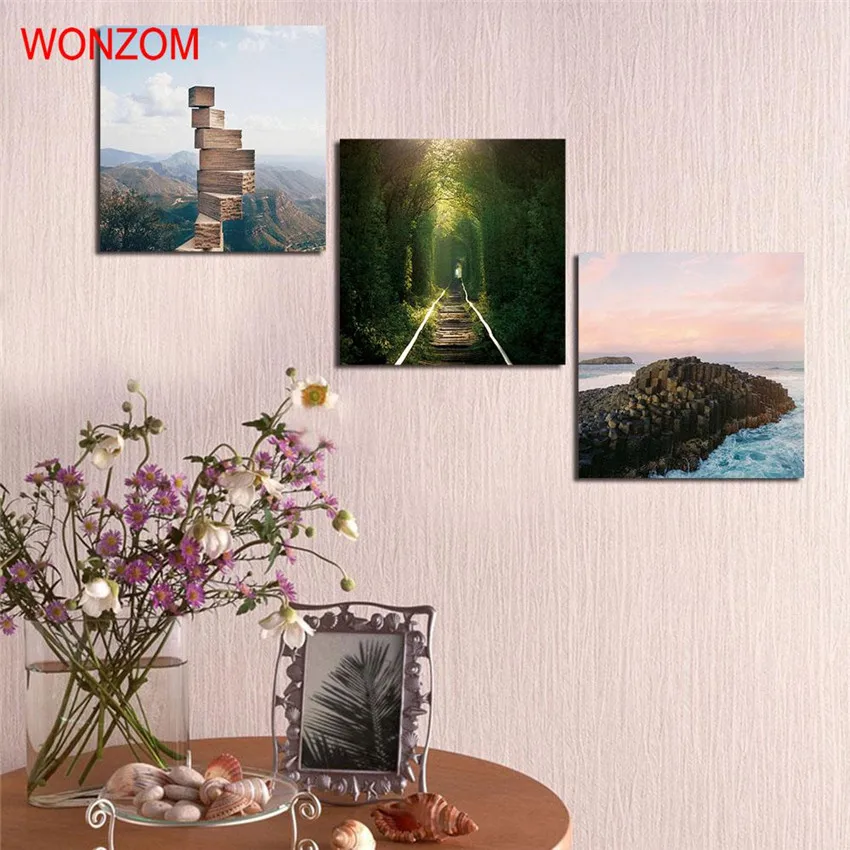 Красивые декорации декоративные картины 3 шт. на холсте современные настенные