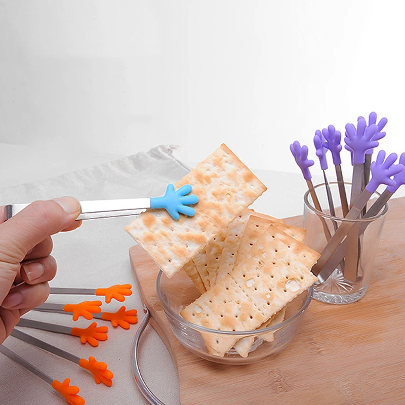 1 шт. из нержавеющей стали зажим для еды щипцы сервировки салата и барбекю Висячие