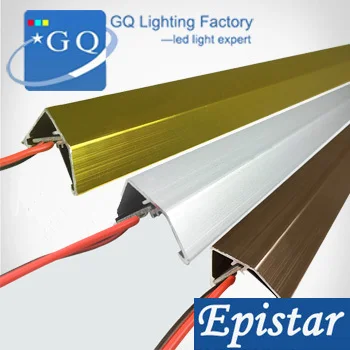 

20pcs/lot 7020 LED Bar Light U / V Groove Jewelry lamp table light LED Rigid Strip DC 12V (instead 5630 LED Tube Hard )