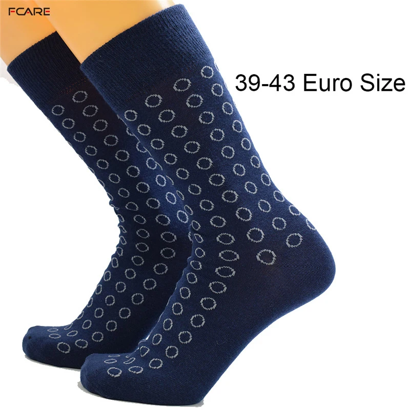 Fcare 8 шт. = 4 пары 39-43 синие хлопковые мужские носки в деловом стиле | Мужская одежда