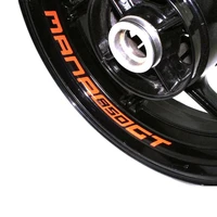 a set of 8pcs high quality motorcycle wheel sticker decal reflective rim bike motorcycle suitable for aprilia mana 850gt