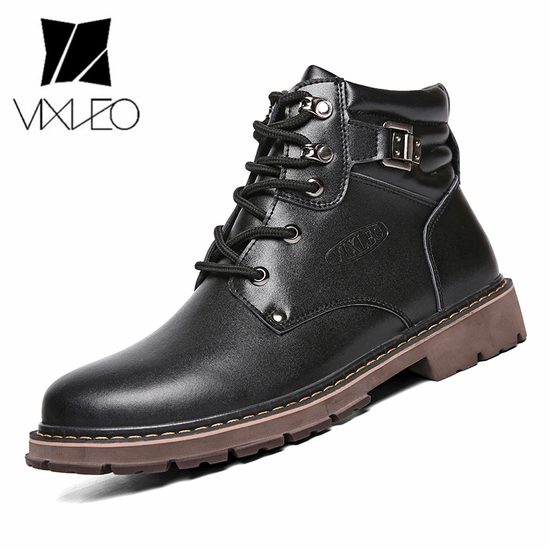 VIXLEO/Мужская обувь сезон осень Мужская из натуральной кожи с ремешком