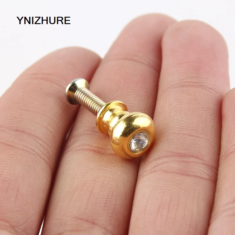 GOLD Tiradores Muebles 50 шт., коробка, цинковые ручки, сплав, ручка, арка, ажурный золотой тон, для ящика, Деревянные ювелирные изделия, мини ручки для аппаратных средств - Цвет: GOLD