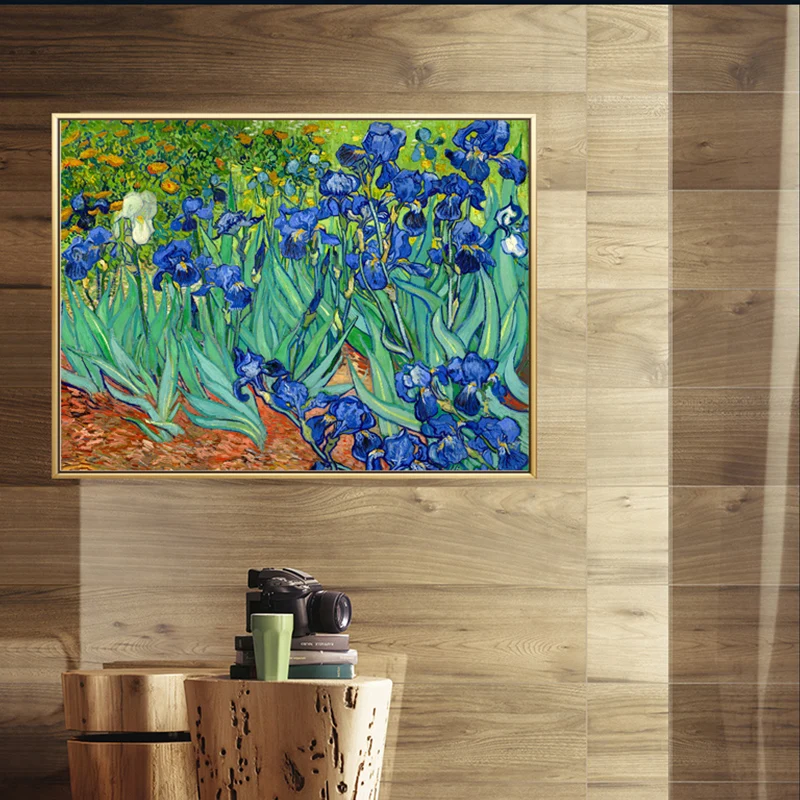 Famous Oil Painting Van Gogh Irises Wall Art Pictures For Living Room Abstract Starry Sky HD Canvas Posters And Prints | Дом и сад