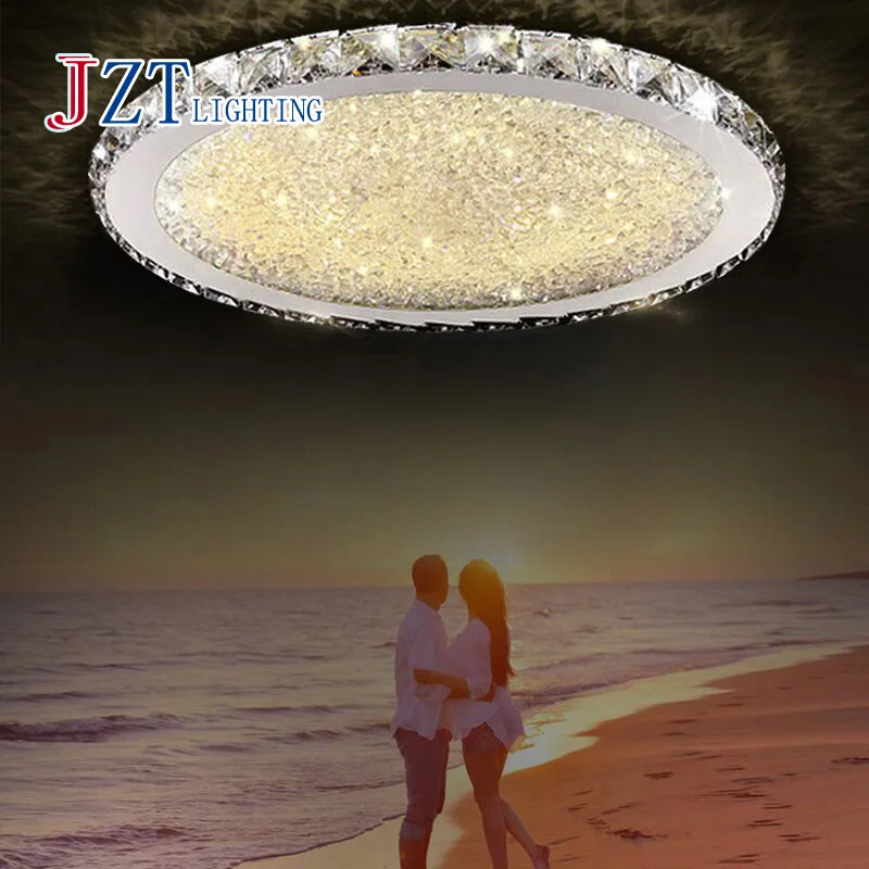 Z современная роскошная круглая Светодиодная потолочная лампа для гостиной