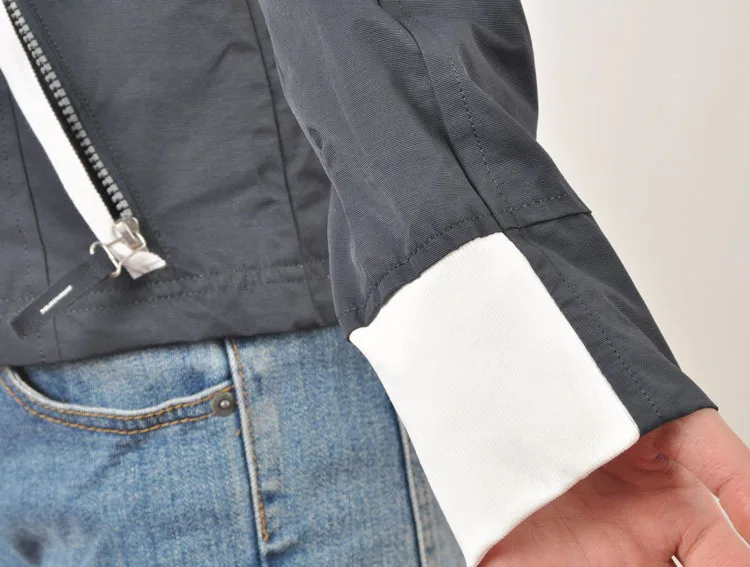 Куртка женская двухслойная из хлопка на весну и осень размеры xs xl|autumn women jacket|brand