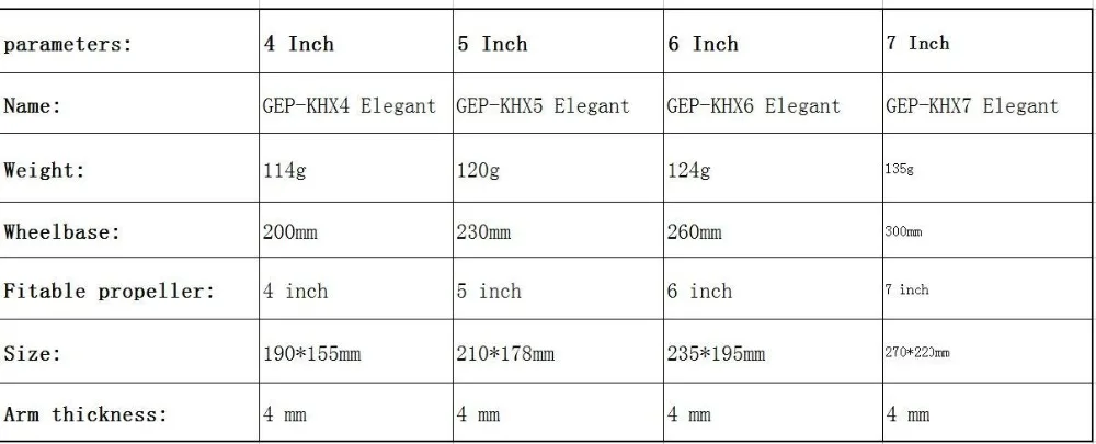 GEPRC элегантные Гибридный-х FPV каркасный комплект углеродного волокна GEP-KHX4/KHX5/KHX6/KHX7 w/PDB 5V 12V для модель радиоуправляемого дрона DIY гоночный Квадрокоптер