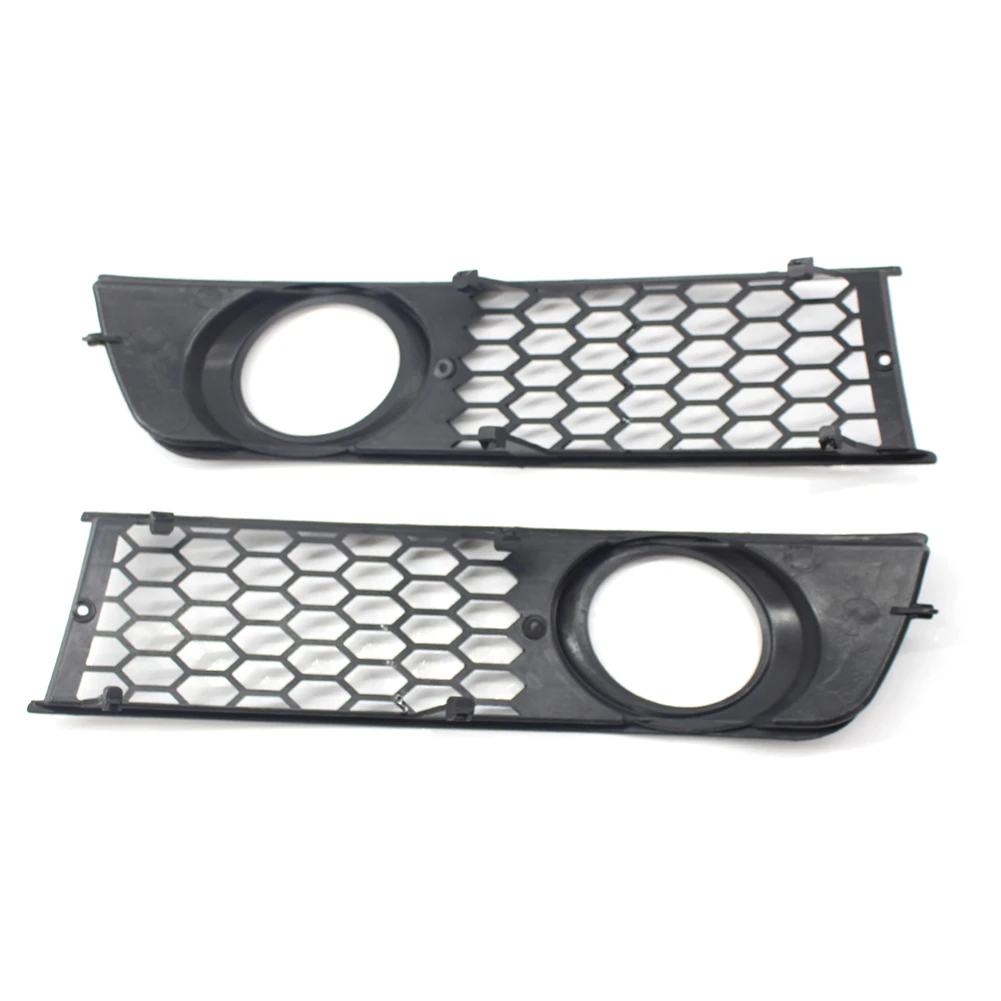 2 шт. Передняя Нижняя решетка бампера противотуманная фара крышка для Audi A4 B6 2001 2005