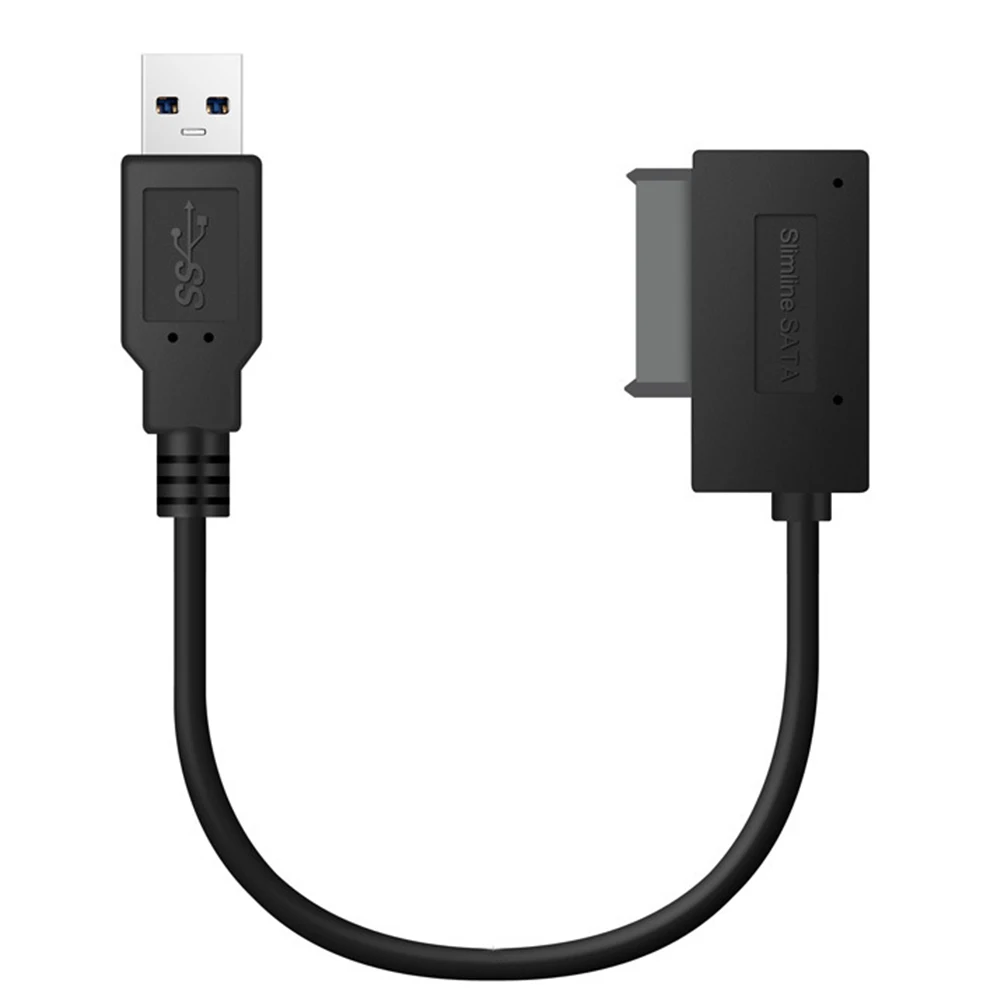 Адаптер для жесткого диска Slimline SATA к USB 3 0 SATA7 + 6 9 контактный Sata кабель CD драйвер
