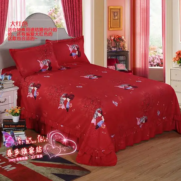 Твил Симмонс кровать юбка кусок двойной покрывало случае 1.5 м 1.8 2 сельских