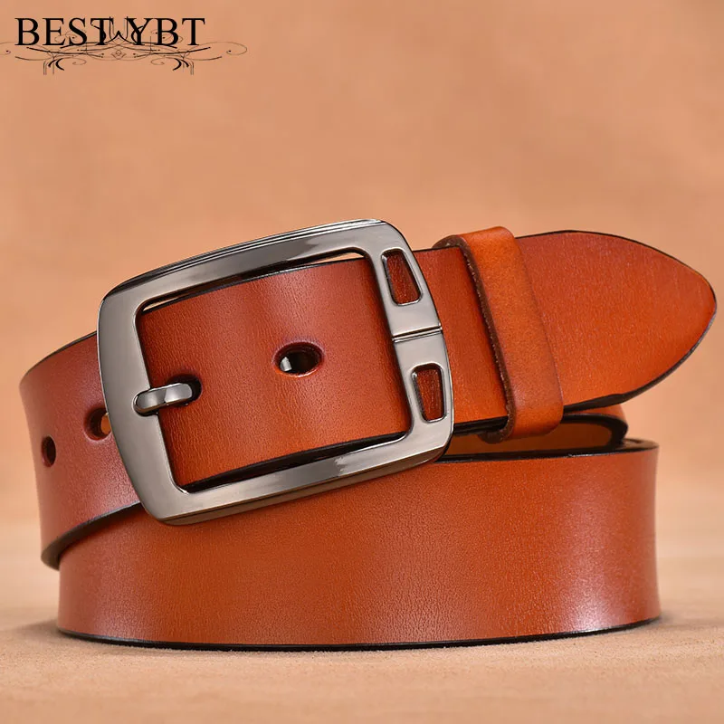 

Best YBT Men belt fashion selling Men retro Alloy pin buckle belt Business affairs Men high quality casual belt