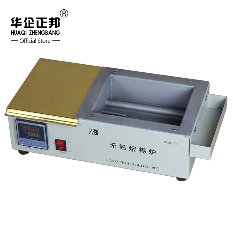 

Factory Price Digital Preheating Lead-free Solder Pot/ Preheat Station Square Tin Pot 1200W