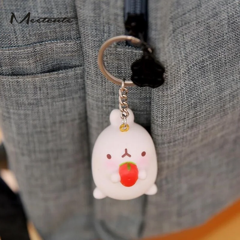 Meetcute 4 5 см безделушки миниатюрный кавайный брелок в виде кролика из смолы для