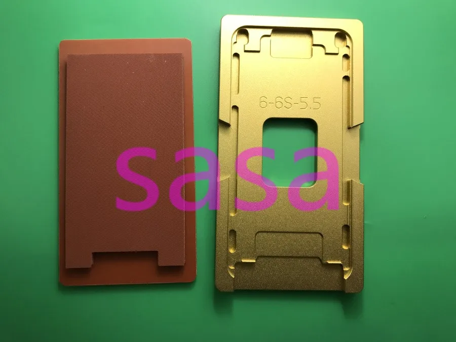 Ламинатор форма для выпечки высокого качества формы для iPhone 6 6s plus 7 8 plus X 5 5S передний экран наружный стеклянный объектив и рамка ламинатин
