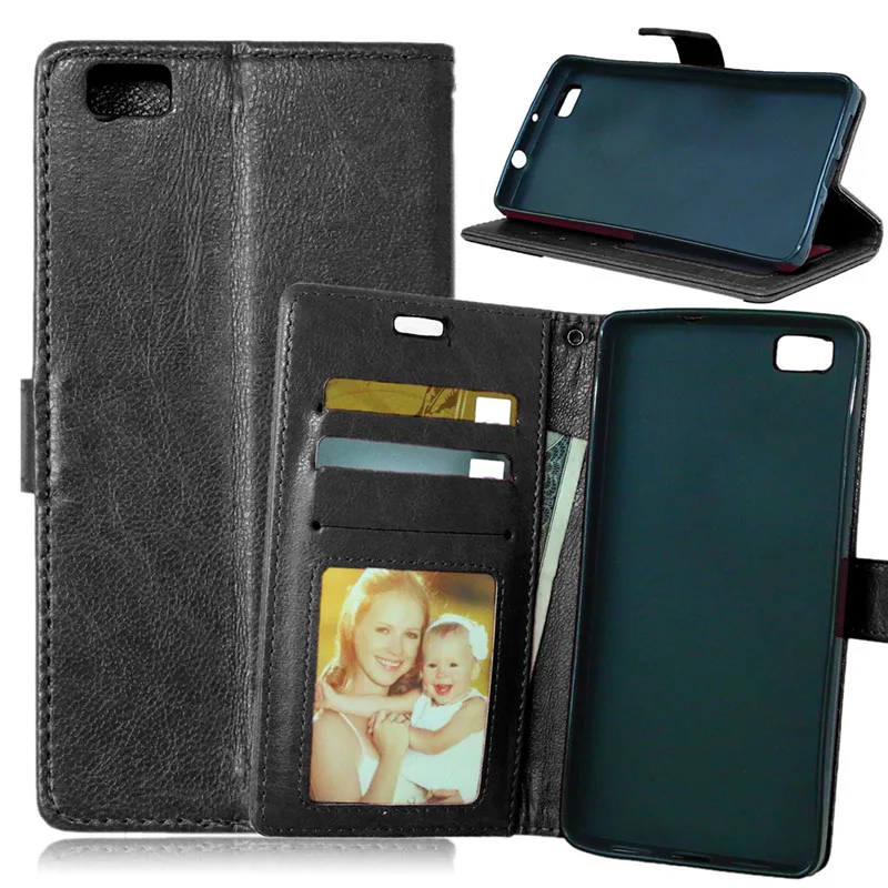 Чехол книжка из искусственной кожи для Huawei P8 Lite в стиле ретро|phone bag|flip coverleather case |