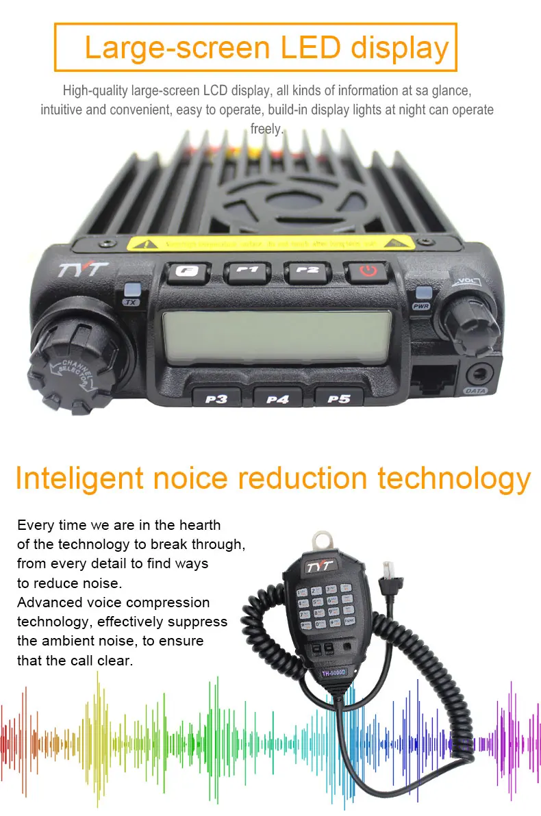 Старт TYT TH-9000D TH-9000D UHF 400-490 мГц автомобиль мобильной радиосвязи