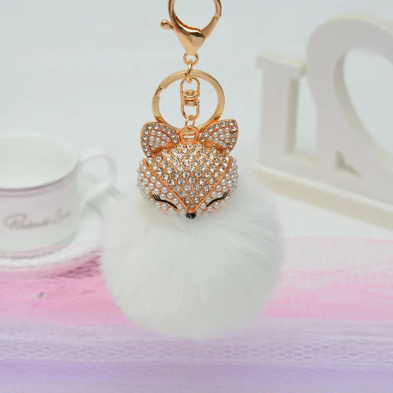 Высокое качество аниме лиса игрушка брелок плюшевые игрушки кулон женский