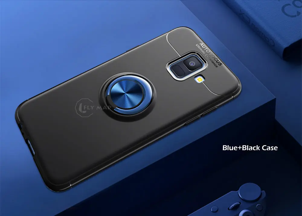 Soft Silicone Case for Samsung Galaxy A6 A600FN Invisible Bracket Phone Cover A 6 SM-A600FN SM-A600FN/ds SM A600FN/ds Capa