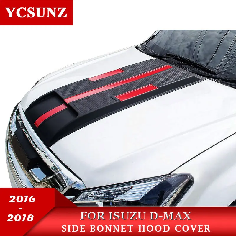 Капот совок капюшон для ISUZU D-MAX- черный, красный Raptor капот для ISUZU D-MAX YCSUNZ