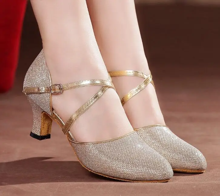 Профессиональная обувь для латинских танцев Женская фитнеса с мягкой подошвой