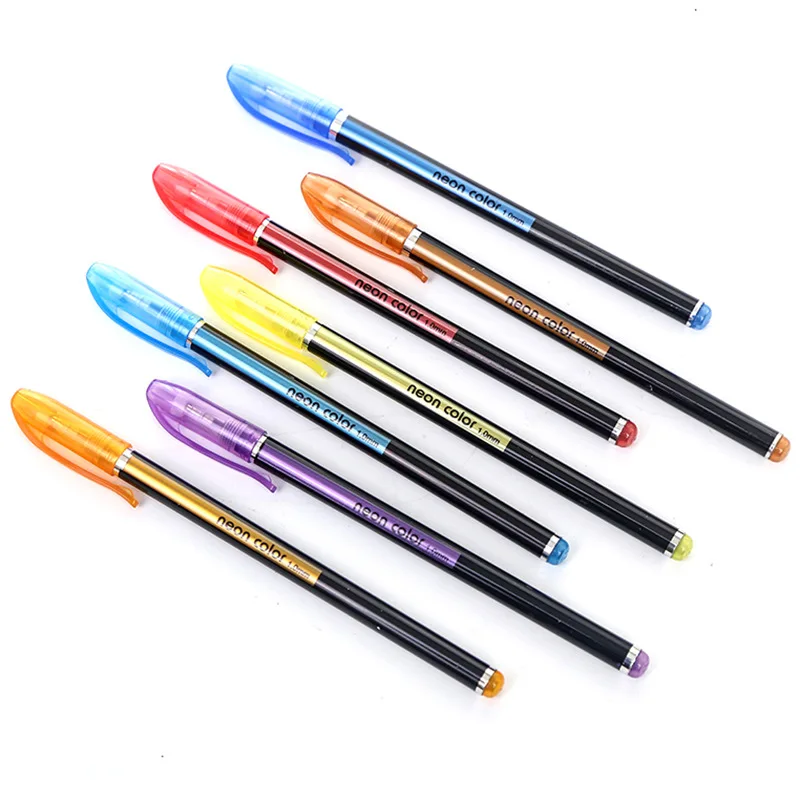 Милые ручки Boligrafo для школы 12 шт. гелевая ручка Kalem Caneta Color ida Papeleria Jel Корейская
