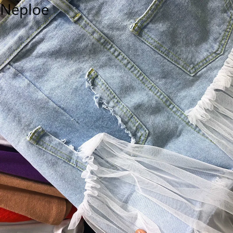 Neploe нерегулярные юбки в стиле пэтчворк Для женщин летние 2019 новые модные