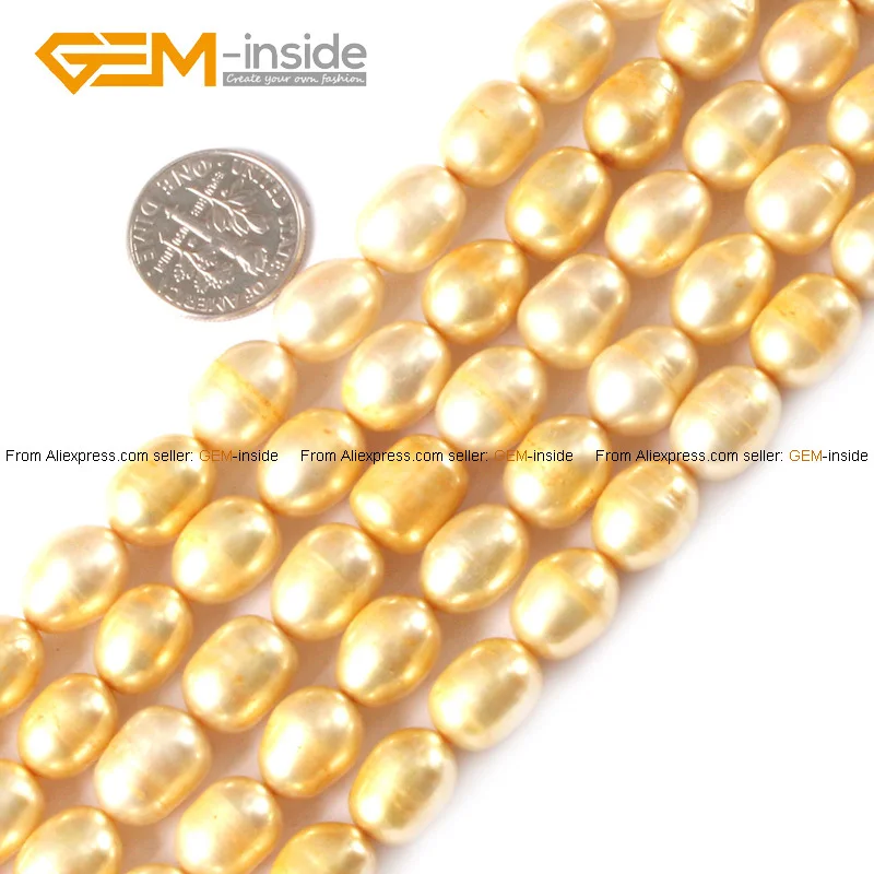 Жемчужные бусины в форме картофеля культивированные жемчужные для изготовления