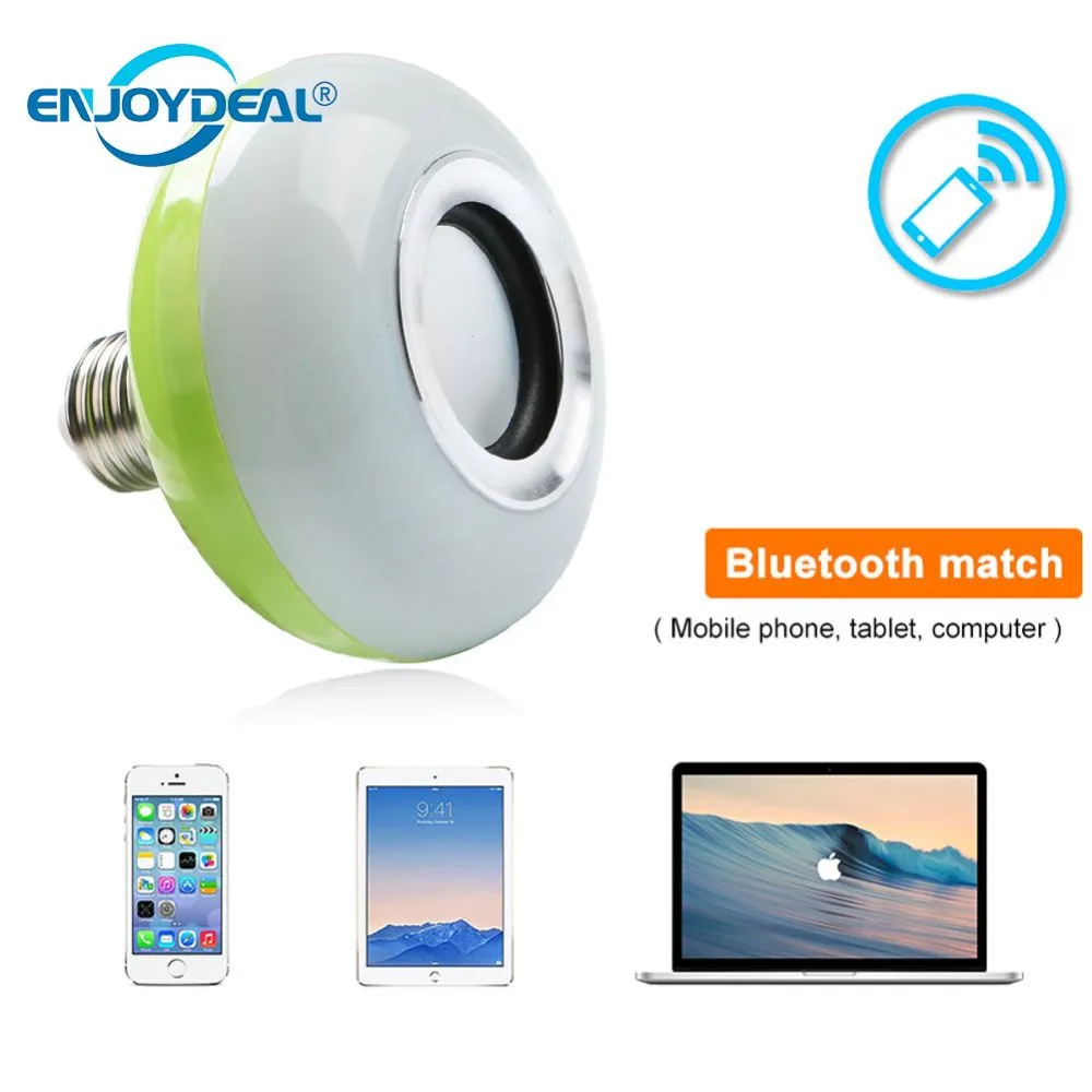 Новинка миниатюрная лампочка E27 LED RGBW музыкальное освещение Беспроводная Bluetooth