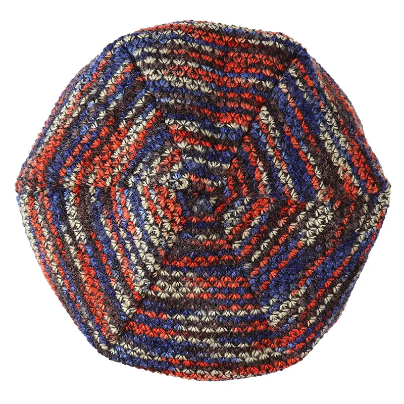

Mixed colors knitting beanie warm thick winter hat high quality and good looking garro unisex beanie