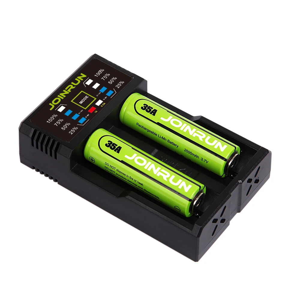 Оригинальное зарядное устройство Joinrun N2 Plus 18650 для батарей 26650 16340 RCR123 14500 LiFePO4 Ni MH Cd