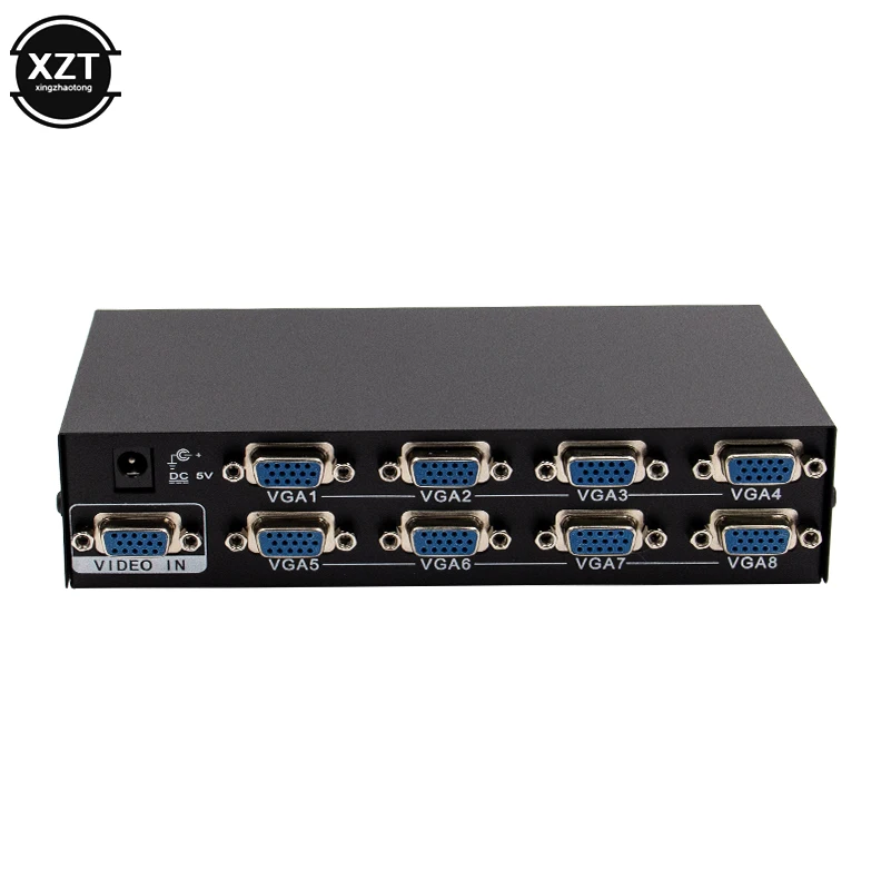 2019 новейший 8 портовый разветвитель vga 150 МГц для ПК на мониторов VGA