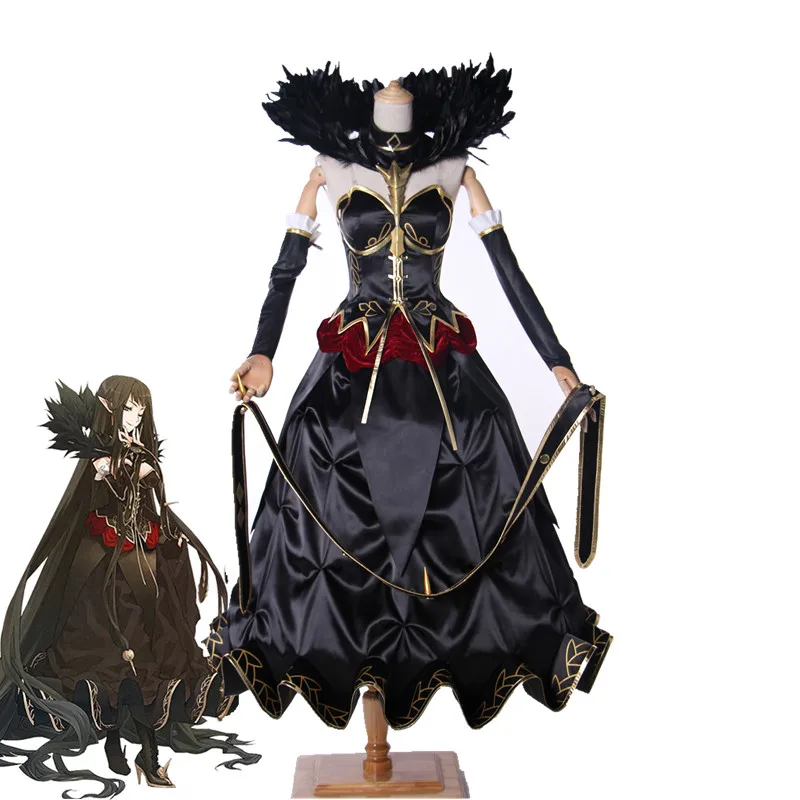 full costume Игры Fate/Grand Order Косплей костюмы FGO Semiramis Sammu-ramat платья синтетические парики волосы для женщин девочек одежда на Хэллоуин - Цвет: full costume
