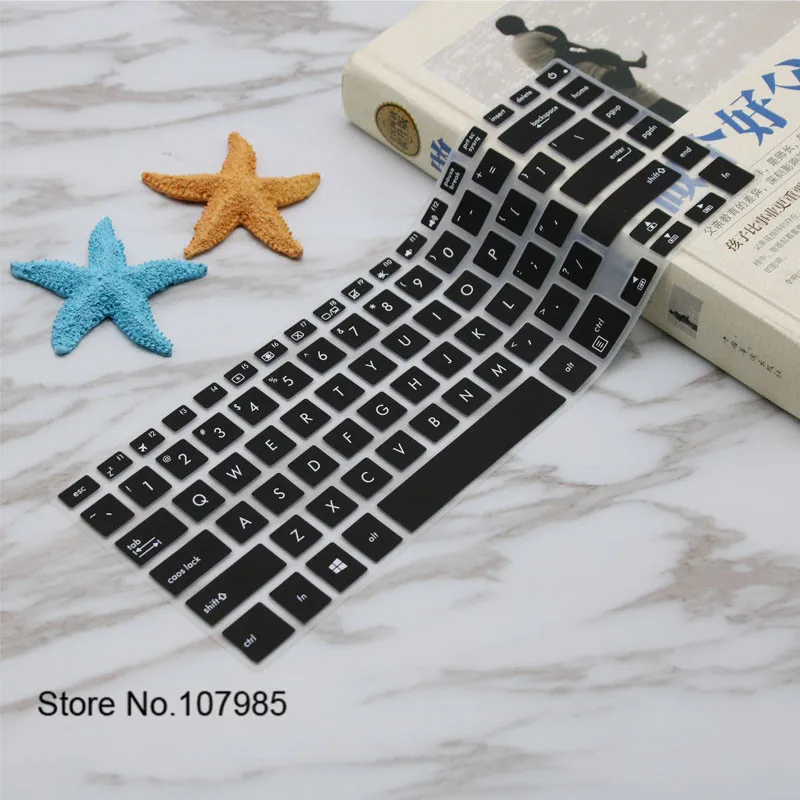 15 15.6 inch New Silicone Keyboard Protector Cover Skin For Asus vivobook S15 Pro K505B K505BP9420 UQ8250 S5100UQ7200 S5100 | Компьютеры и