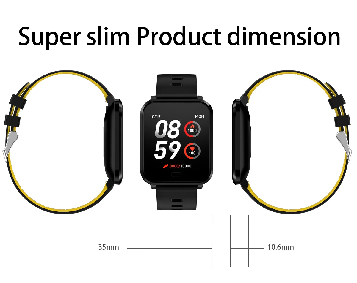 K10 Смарт-часы IP68 Водонепроницаемый Smartwatch Для мужчин монитор сердечного ритма крови Давление Фитнес трекер Смарт-браслет Для мужчин смарт-браслет