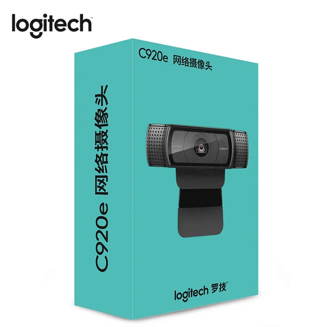 Logitech C920E HD 1080P Веб-камера с автофокусом камера Full HD 1080P Видеозвонок со стереозвуком для компьютера