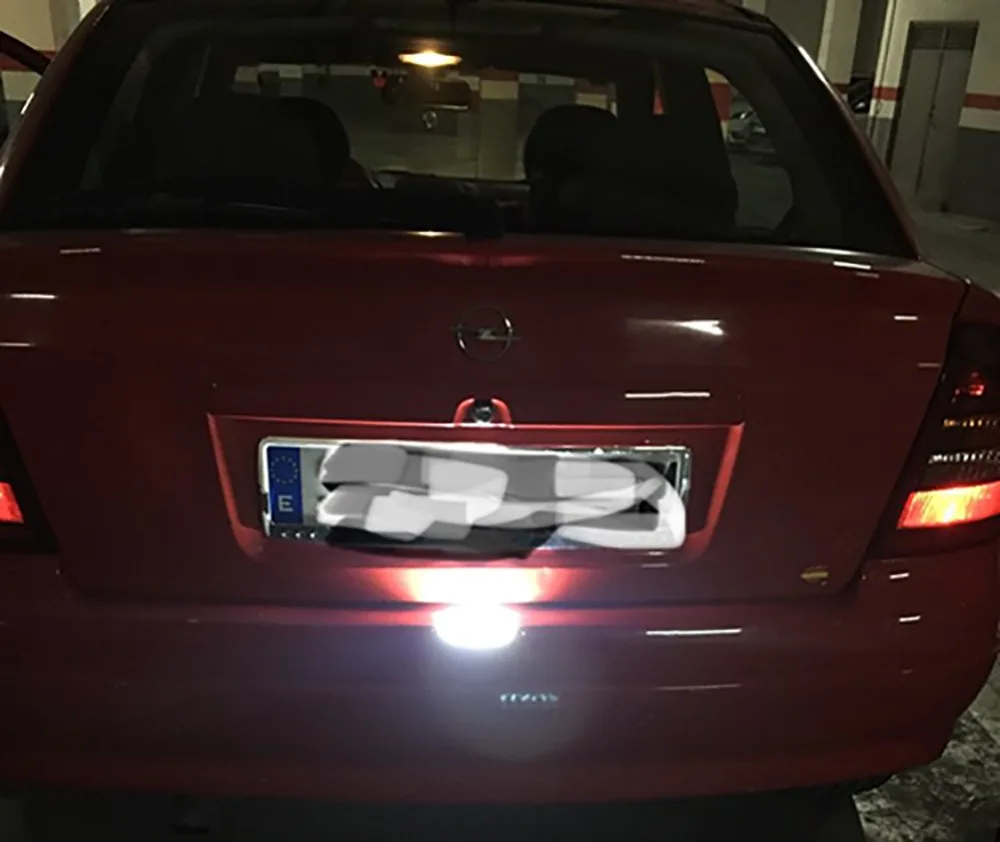 1 шт. Canbus без ошибок светодиодный номер номерного знака для Opel Astra G MK4 Hatch/Saloon 1998-2004