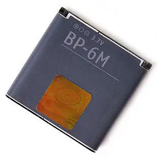 Оригинальный BP 6M BP6M Li Ion Батарея для Nokia N73 N77 N93 N93S 3250 6151 6233 6234 6280 6288 6290 9300I 9300 6