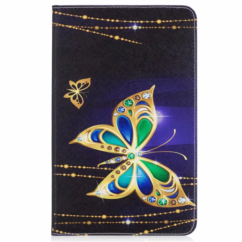 Чехол для планшета s для samsung Galaxy Tab S2 9,7 чехол SM-T810 T815 T813 T819 3d принтер из искусственной кожи Бумажник Подставка откидная Защитная крышка