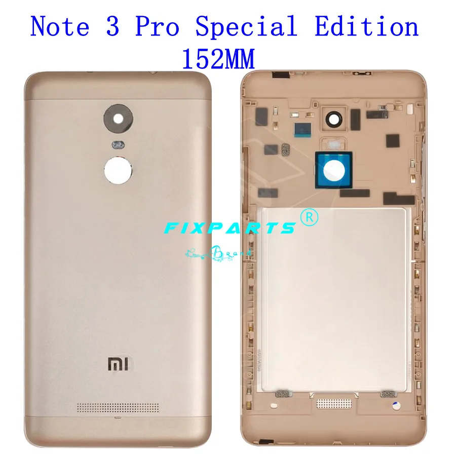 Новые Xiaomi Redmi Note 3 150 мм/152 мм Батарея крышка Pro сзади двери корпус случае Глобальный