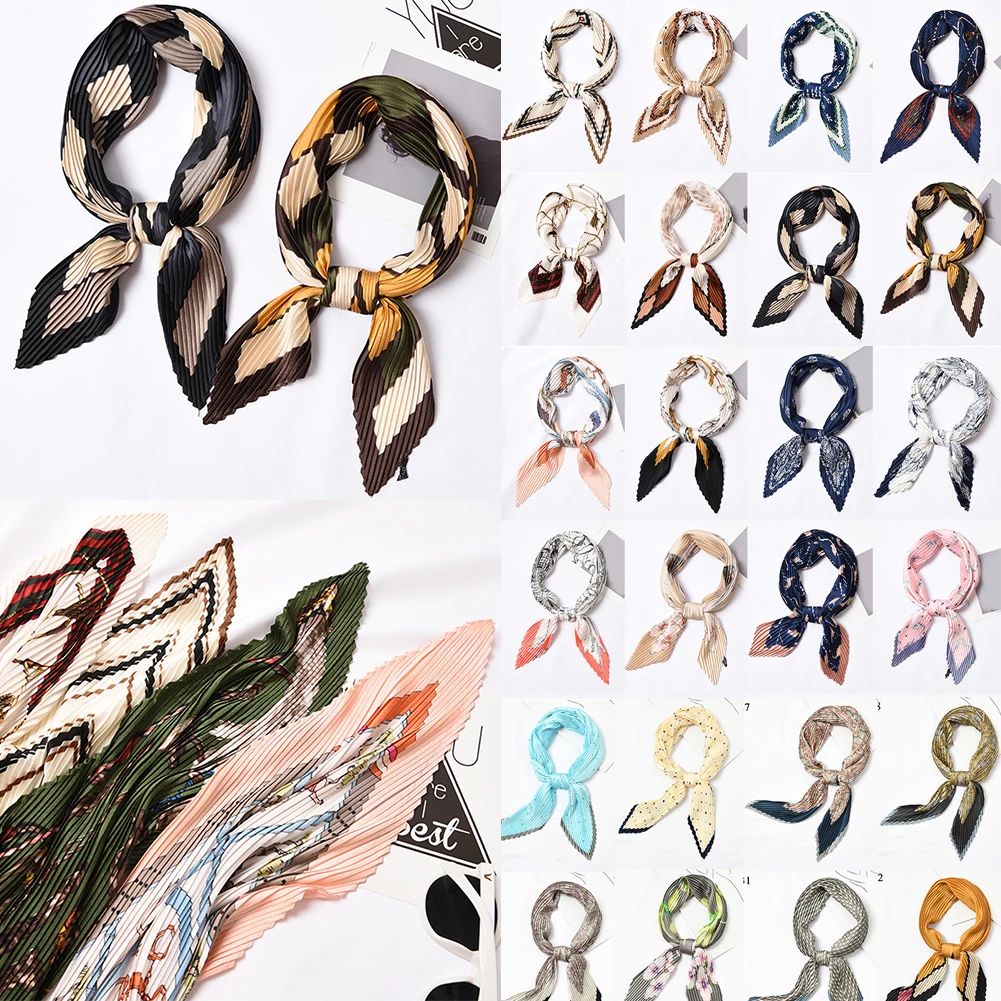 Шарф с пятнистым воротником искусственный шелковый шарф маленький квадратный