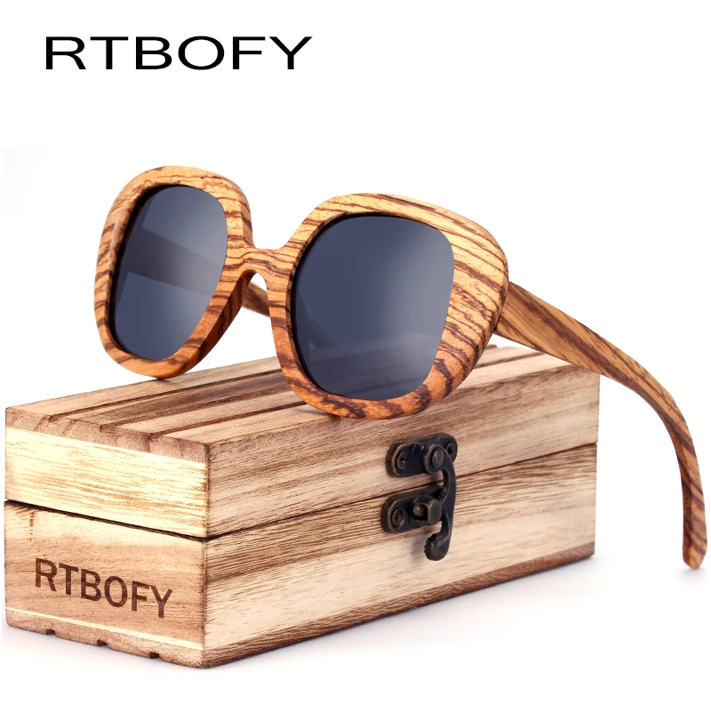RTBOFY деревянные солнцезащитные очки для мужчин скейтборд деревянная оправа