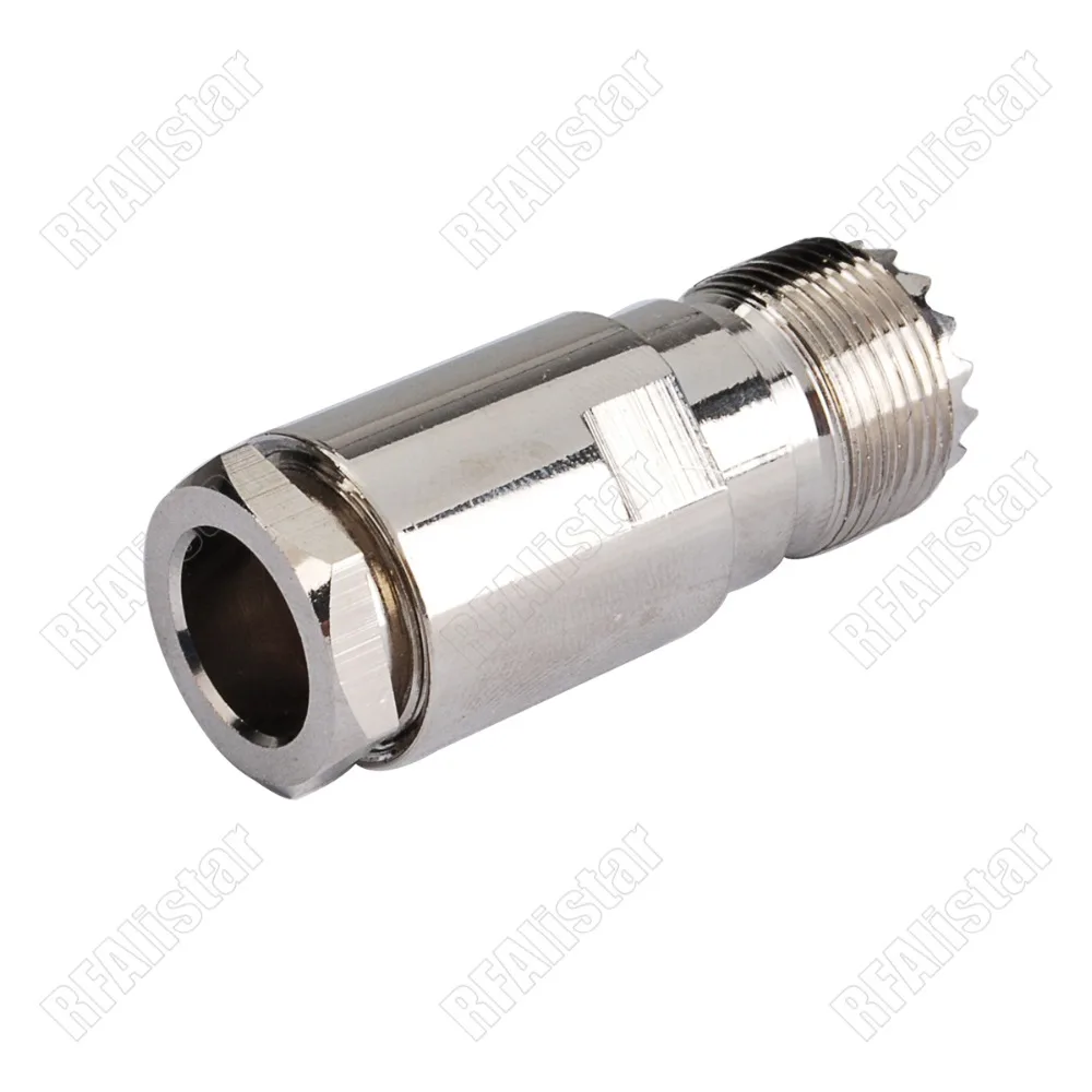 5 шт. UHF гнездо SO239 прямой разъем зажим для RG8 RG165 RG213 LMR400 коаксиальный кабель