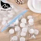 Новое поступление, летнее 50 шт.лот, мини портативное хлопковое сжатое полотенце для ухода за лицом, волшебное полотенце для путешествий и занятий спортом на открытом воздухе