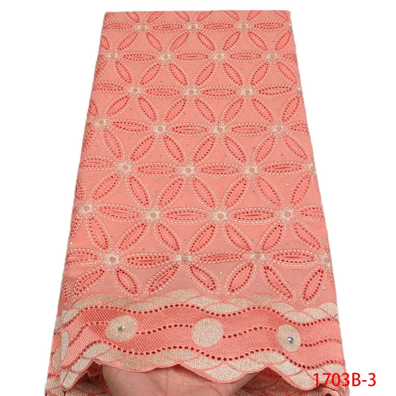 Latest African Lace Fabric 2018 High Quality Swiss Voile In Switzerland Nigerian Fabrics For Wedding L1703B-1 | Дом и сад