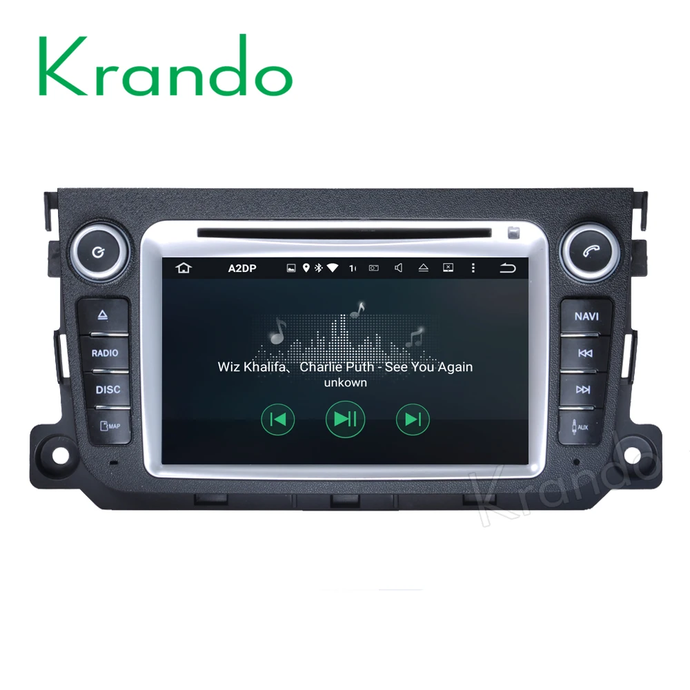 Автомагнитола Krando Android 9 0 для benz smart fortwo 2010 2011 2012 2013 2014 мультимедийная система gps