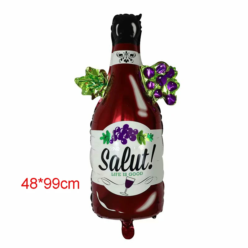 3 33 типа, 1 шт. воздушный шар, Золотая Корона, бокалы для шампанского, бутылка для виски, Розовый фламинго, вечерние шары, украшение для дня рождения - Цвет: 3